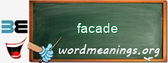 WordMeaning blackboard for facade